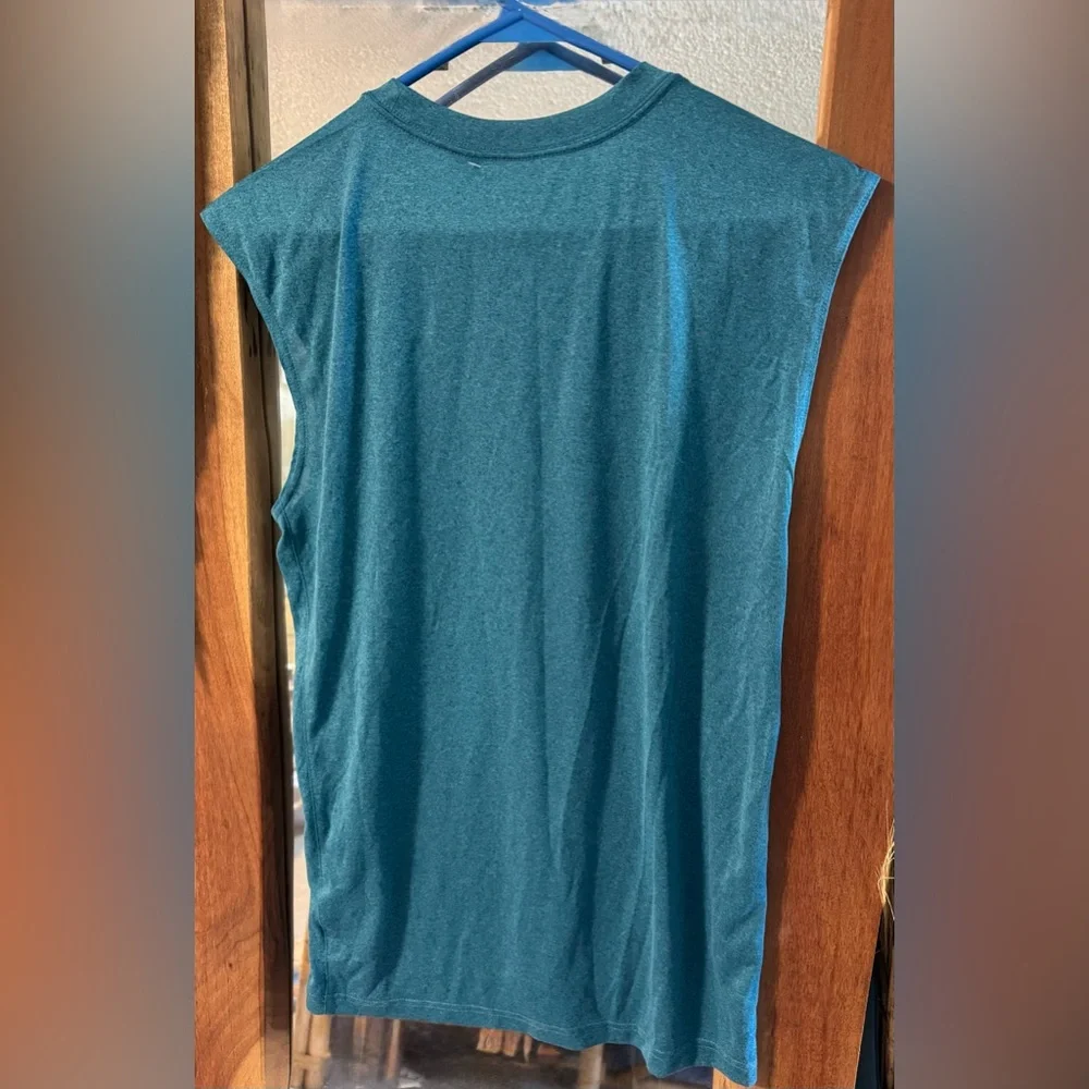 Nike Men’s Teal Blue Dri-FIT Sleeveless Tank Top